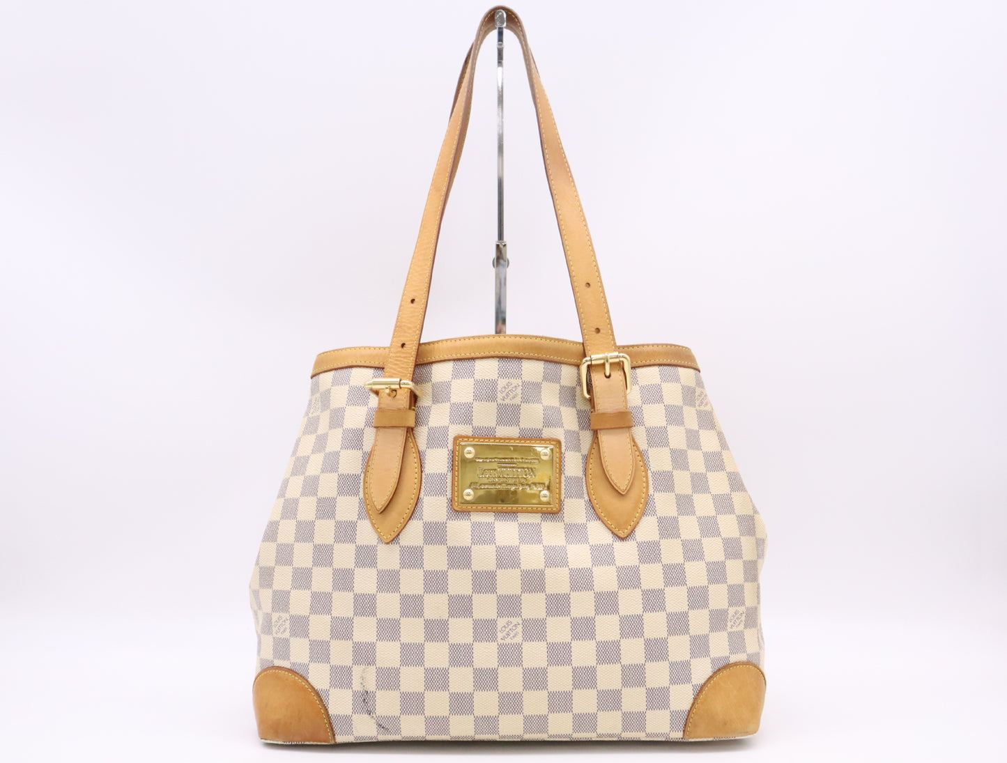 LOUIS VUITTON N51206 Azure Hampstead MM Tote Bag