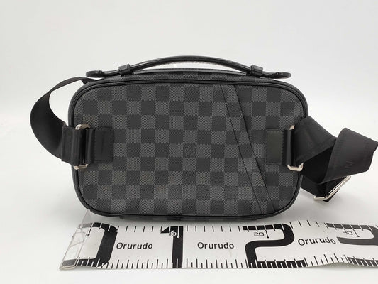 LOUIS VUITTON Damier Graphite N41289 Graphite Umbrella Waist Bag