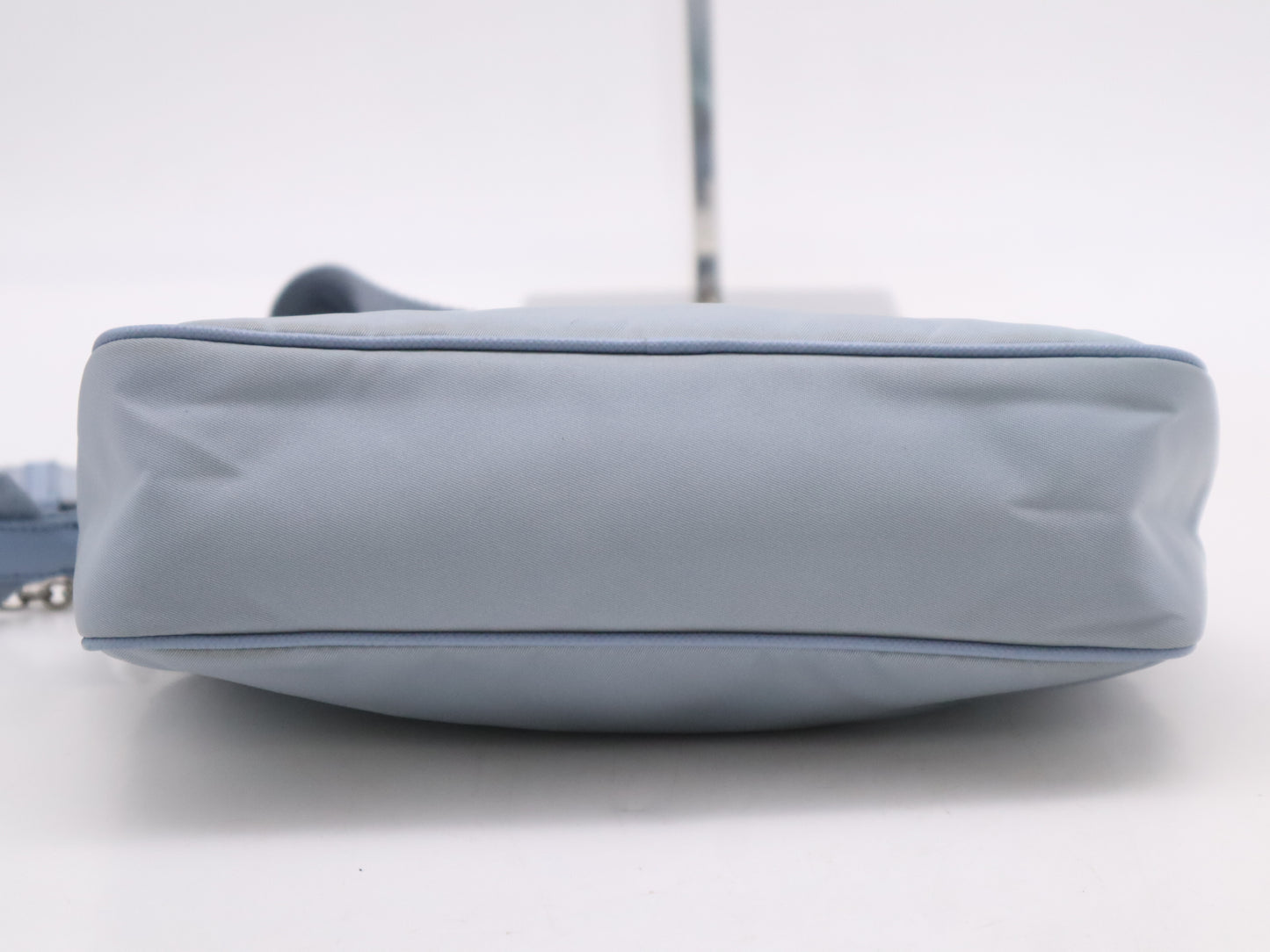 PRADA Nylon Shoulder Bag Blue Shoulder Bag