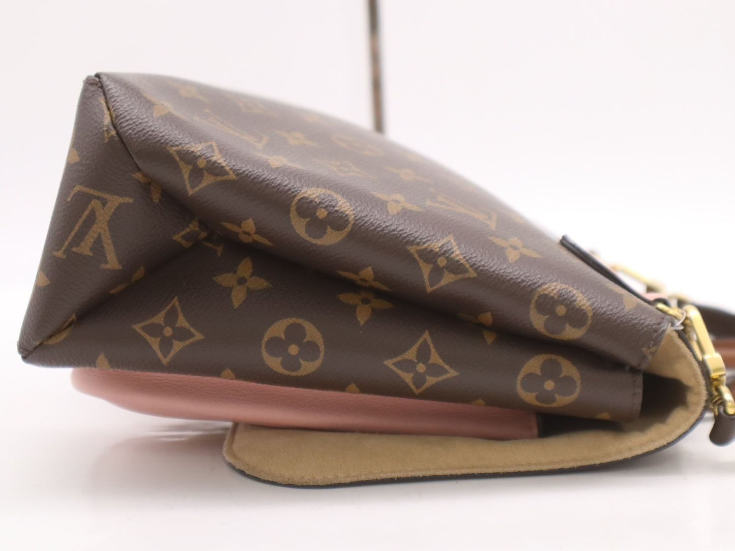 LOUIS VUITTON M43960 Marignan Rose Poudre Handbag with Shoulder Strap