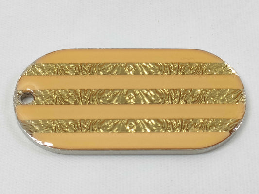 CHANEL Chanel Logo Plate Charm Charm