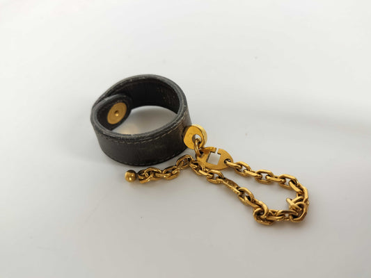 HERMES Leather Glove Holder Key Case/Key Holder