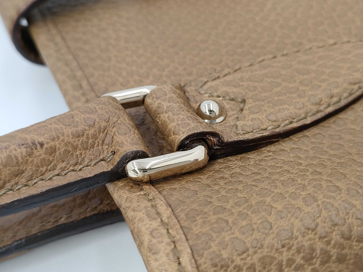 GUCCI New Jackie Leather Tote Handbag