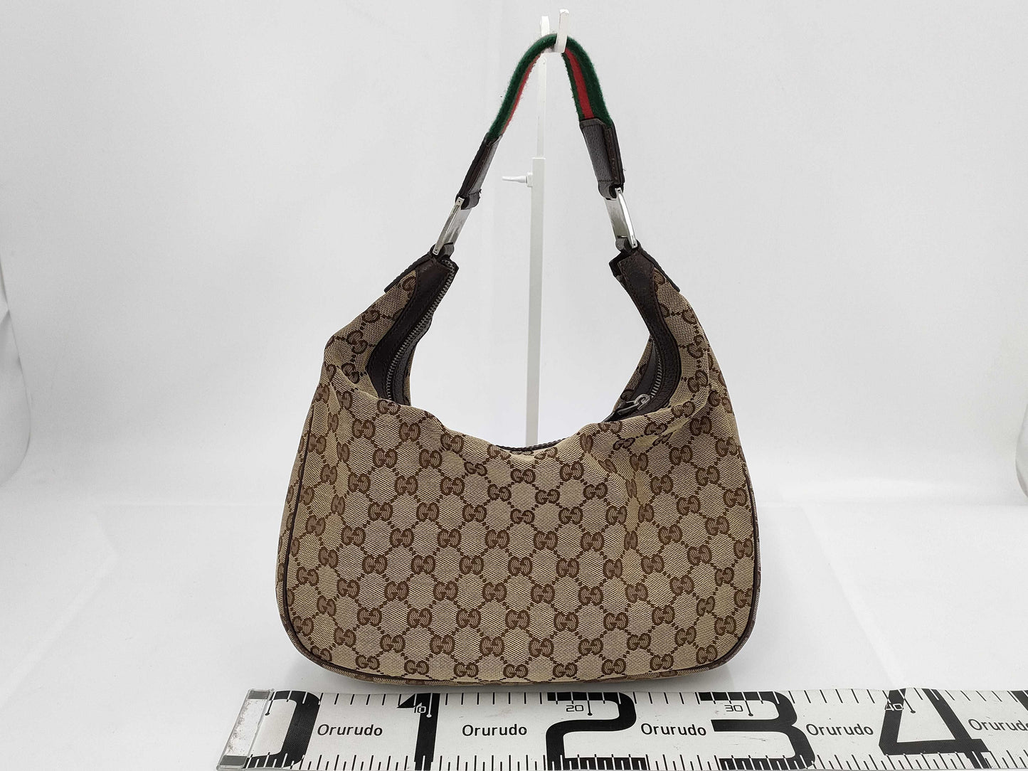 GUCCI Sherry GG Canvas One-Shoulder Handbag