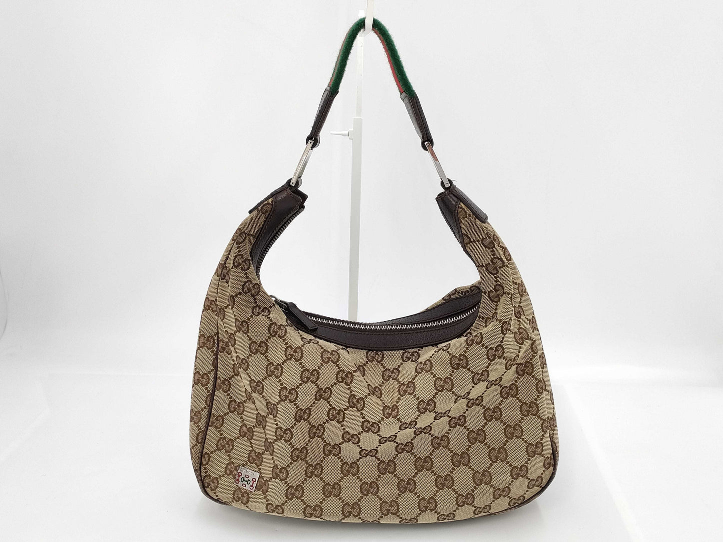 GUCCI Sherry GG Canvas One-Shoulder Handbag