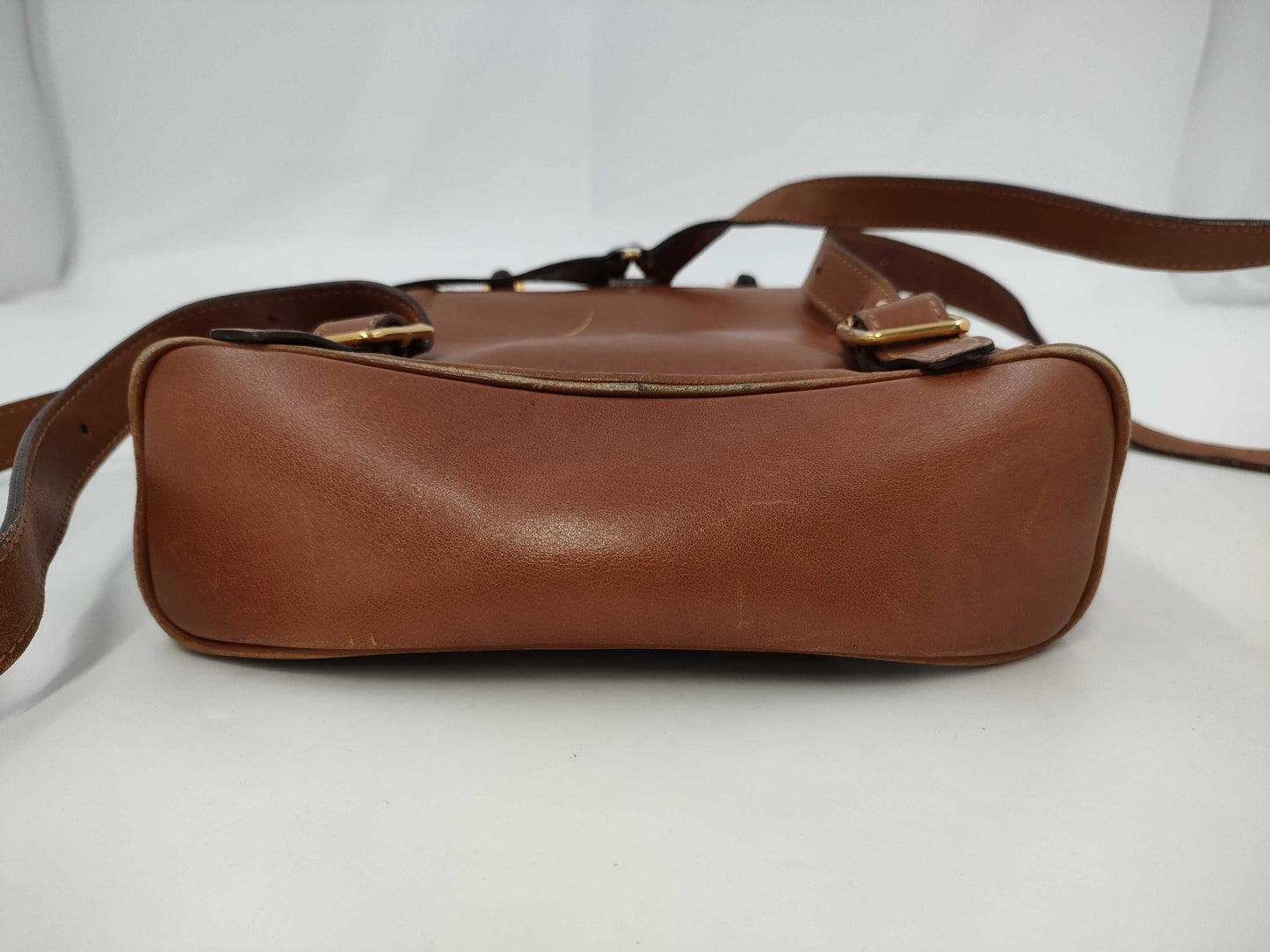 GUCCI Bamboo Leather Backpack Brown