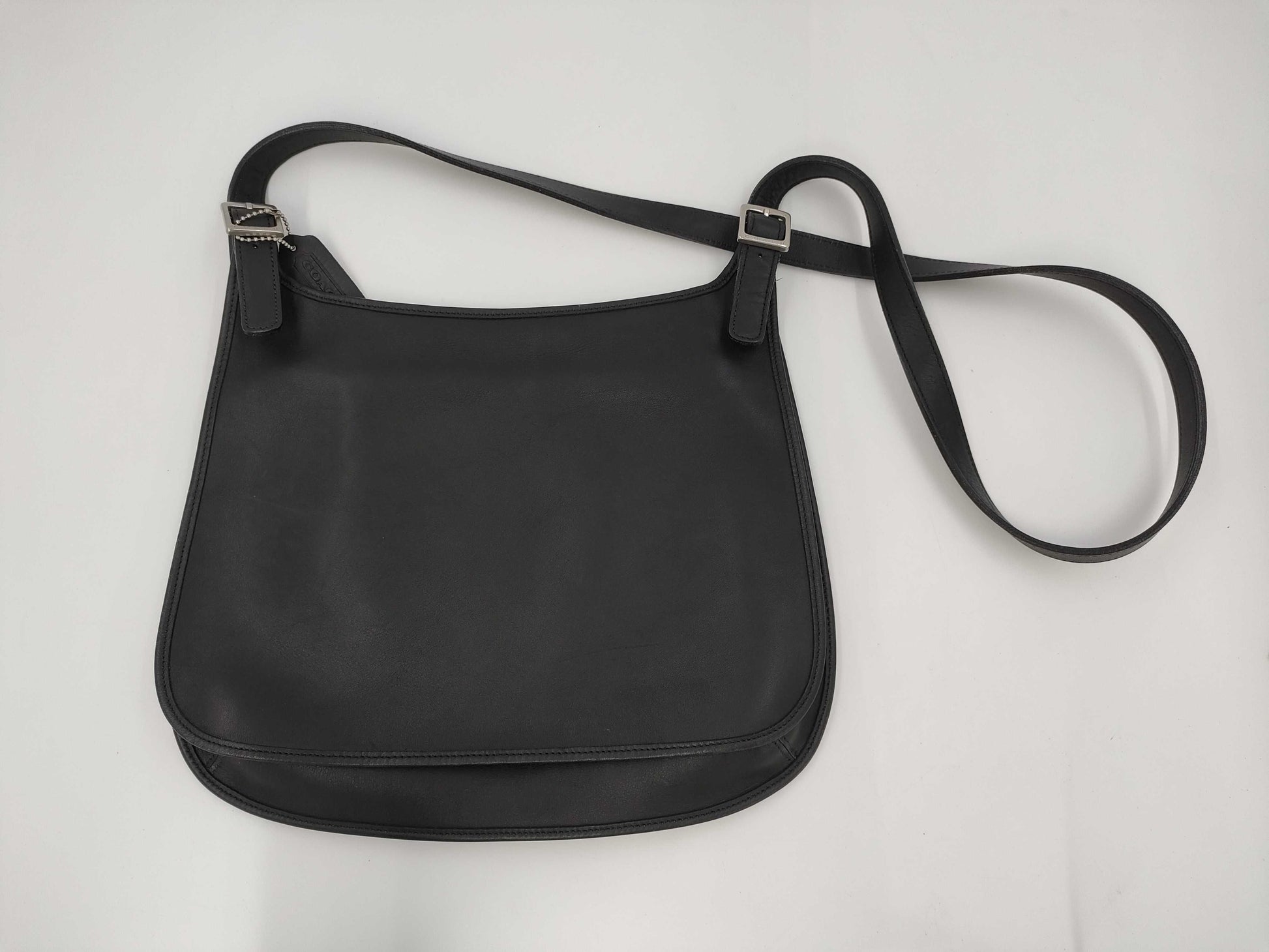 COACH Leather Shoulder Bag Black Shoulder Bag