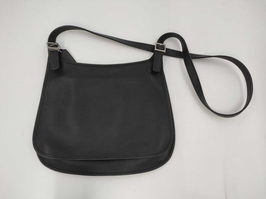 COACH Leather Shoulder Bag Black Shoulder Bag