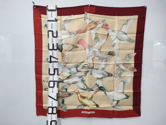 HERMES Bird Scarf