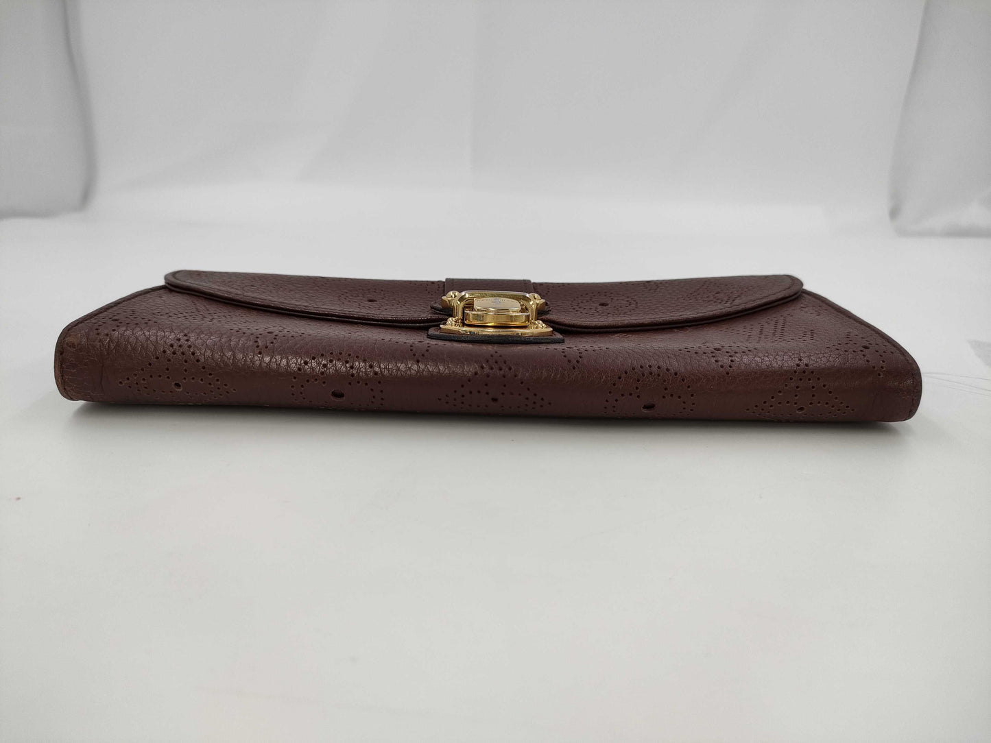 LOUIS VUITTON Mahina Brown Long Wallet