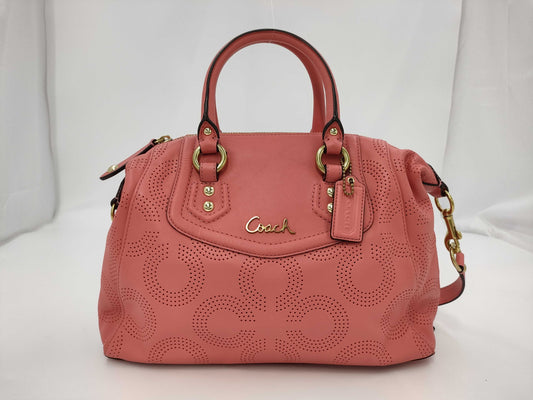 COACH 2-way shoulder bag, pink