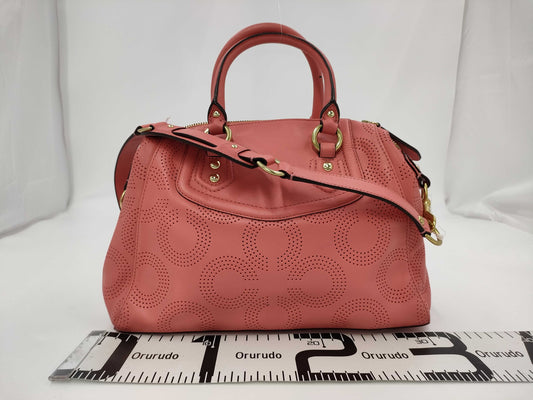 COACH 2-way shoulder bag, pink