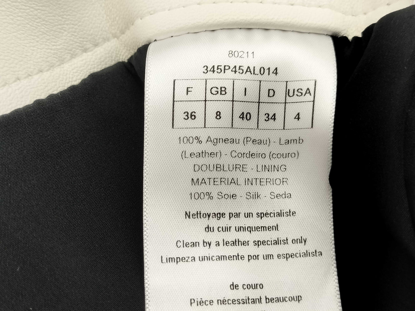 Dior Lambskin Culotte Skirt Pants