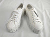 PRADA Double Wheel Nylon Gabardine Sneakers, Size 38