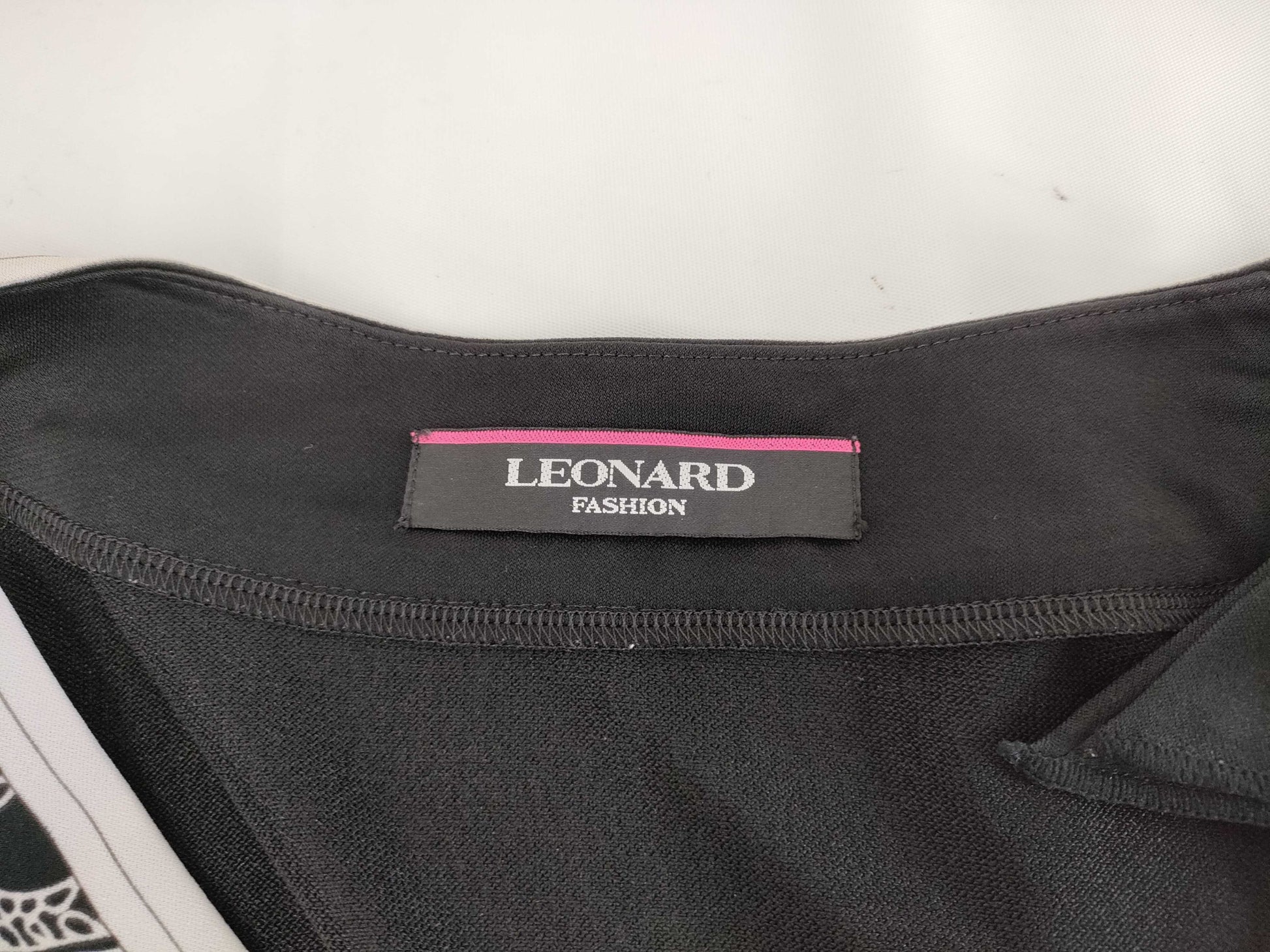 LEONARD Paisley Trim Cardigan, Size 42