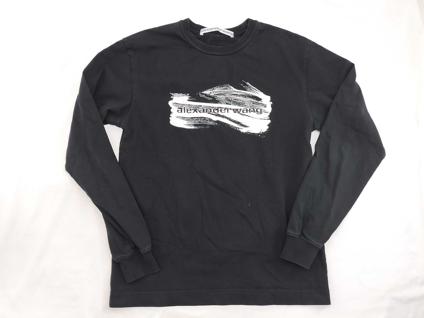 ALEXANDER WANG Logo Long Sleeve T-Shirt Tops