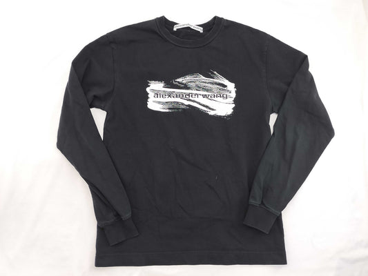 ALEXANDER WANG Logo Long Sleeve T-Shirt Tops
