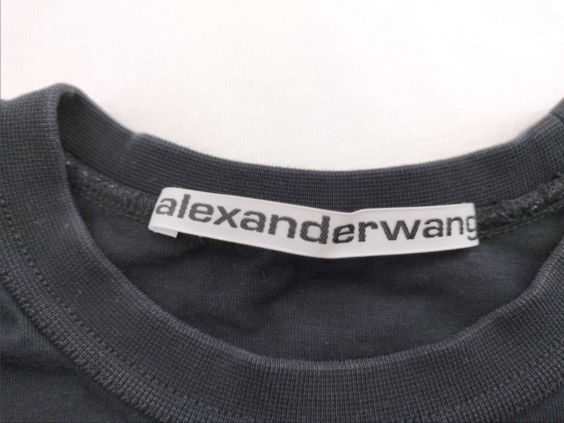 ALEXANDER WANG Logo Long Sleeve T-Shirt Tops