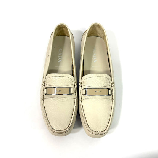 PRADA Leather Loafers Size 35 1/2