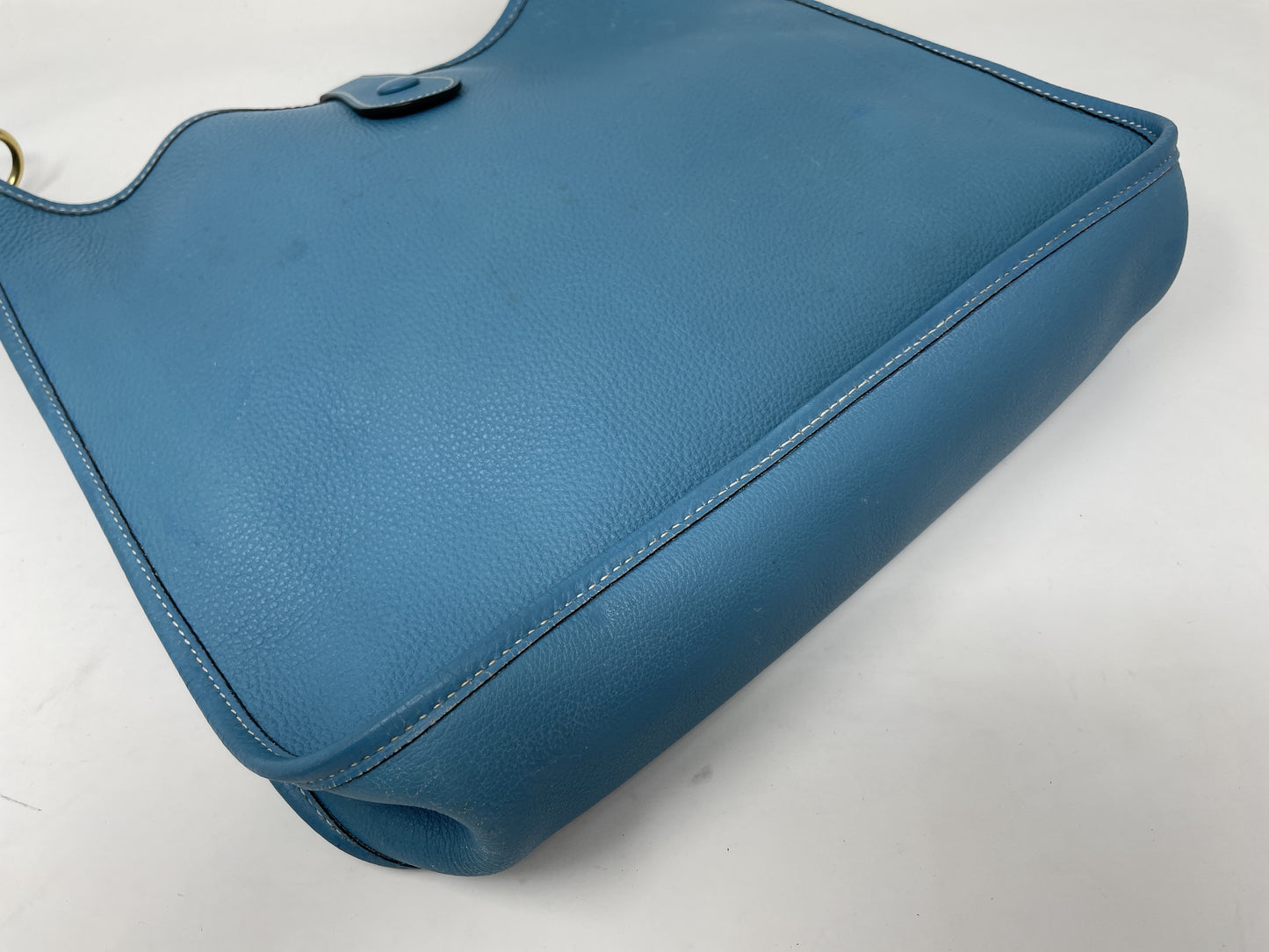 HERMES HERMES Shoulder Bag Evelyn PM Blue Jean Shoulder Bag
