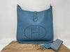 HERMES HERMES Shoulder Bag Evelyn PM Blue Jean Shoulder Bag
