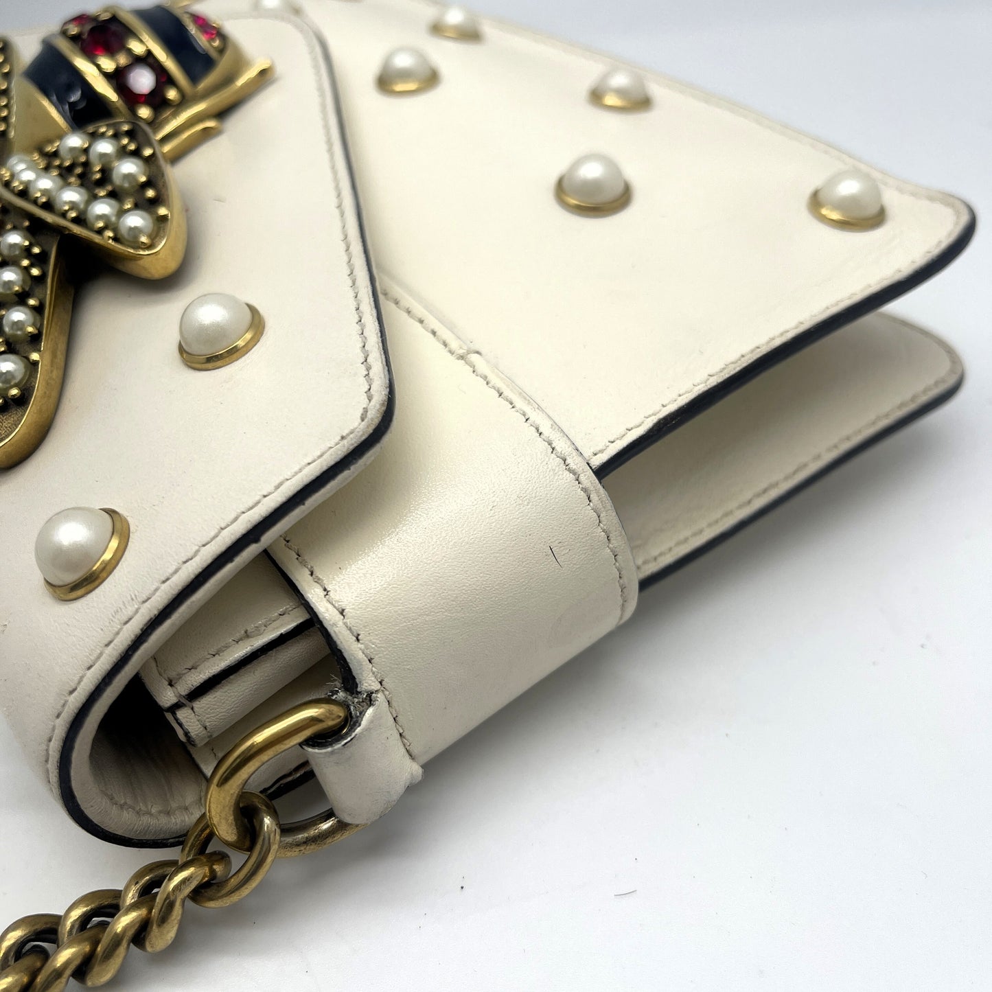 GUCCI Queen Margaret Pearl Shoulder Bag Shoulder Bag