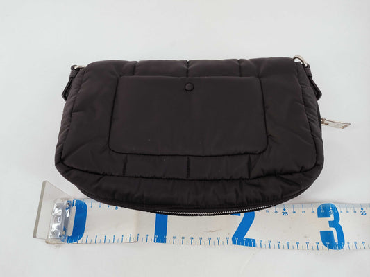 PRADA Nylon Prada Locking Hardware Nylon Shoulder Bag