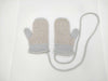 FENDI Zucca Knit Gloves Gray Yellow Baby Size M Other Accessories
