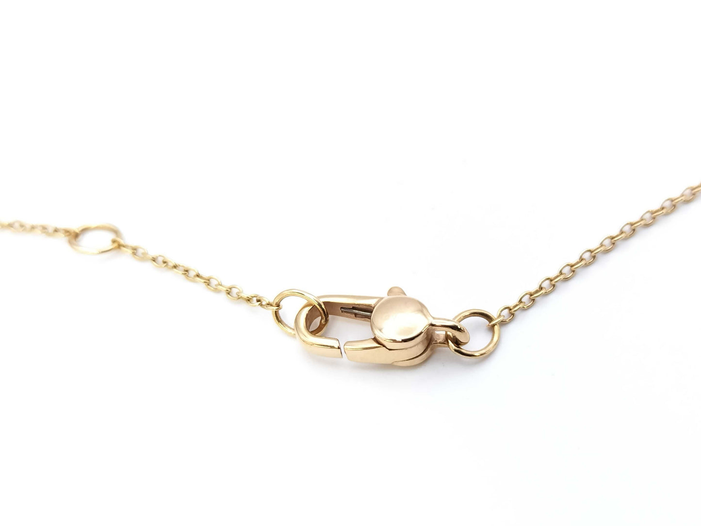 GUCCI Plated Pink Sapphire Necklace in YG 750, 5.0g