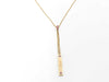 GUCCI Plated Pink Sapphire Necklace in YG 750, 5.0g