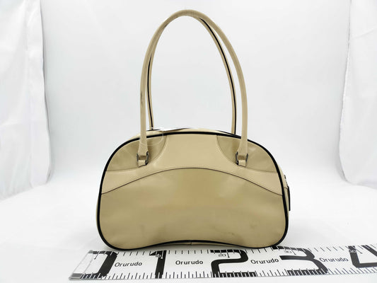 PRADA Prada Bowling Bag Leather Handbag