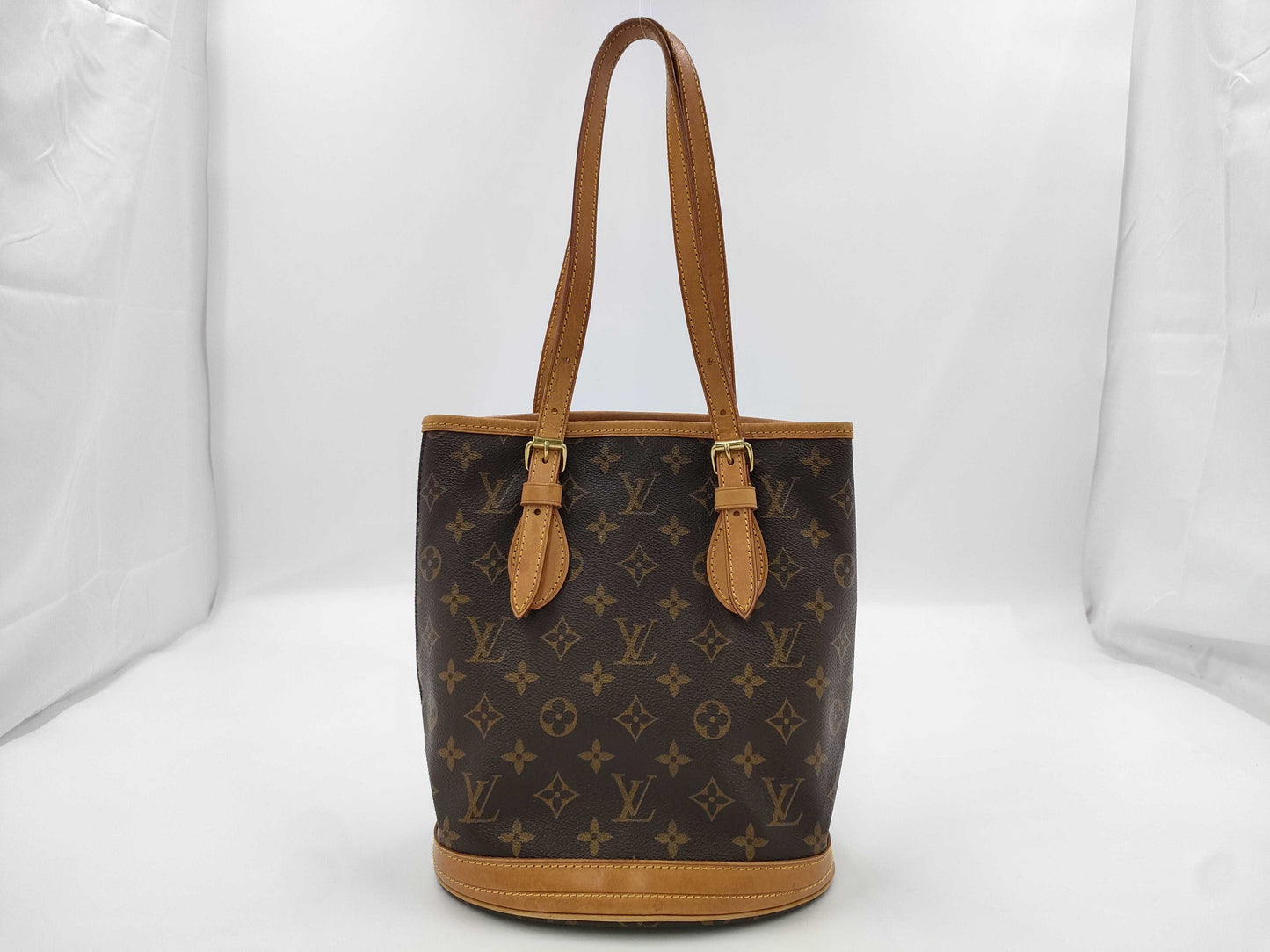 LOUIS VUITTON Monogram Bucket PM VI0050 Shoulder Bag