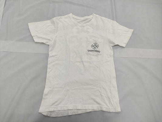 Chrome Hearts T-Shirt, Short Sleeve, Back Logo, Arch Logo, Vine Dagger, White, Small