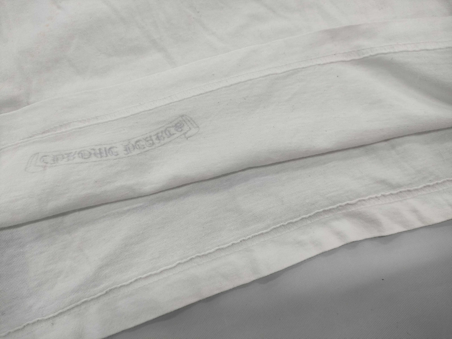 Chrome Hearts T-Shirt, Short Sleeve, Back Logo, Arch Logo, Vine Dagger, White, Small