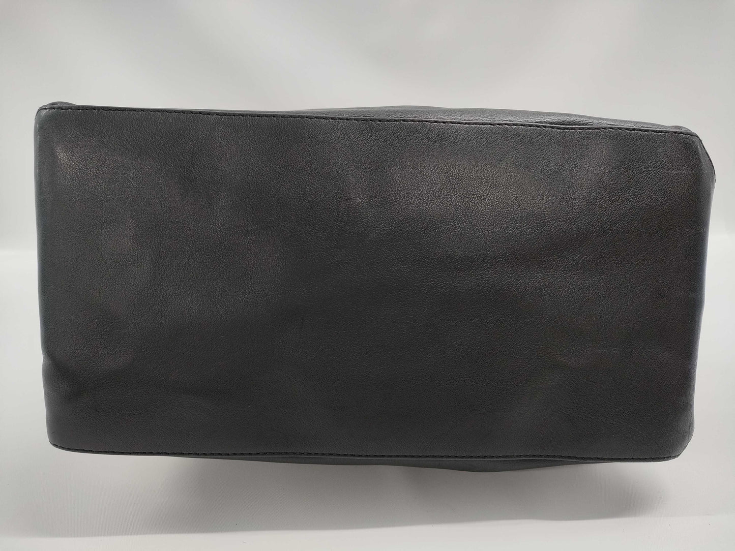 CHANEL Leather Tote Bag Black 12 Series