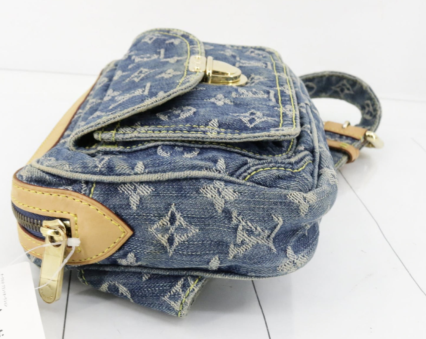 LOUIS VUITTON Mono Denim Bum Bag M95347 SR1027 Waist Bag