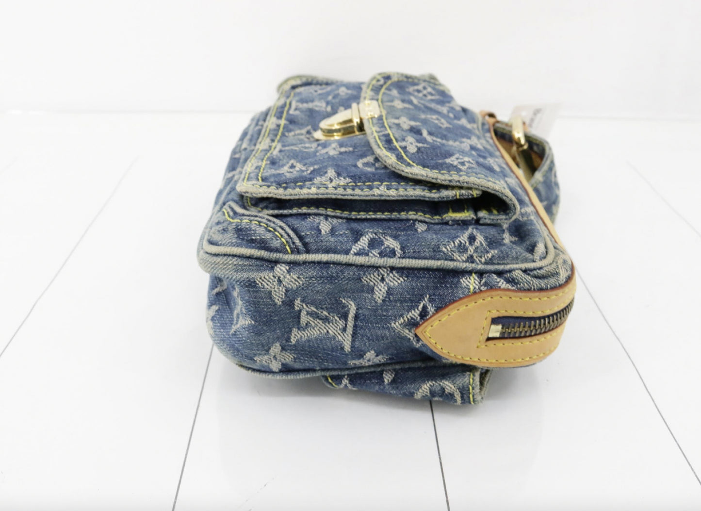 LOUIS VUITTON Mono Denim Bum Bag M95347 SR1027 Waist Bag