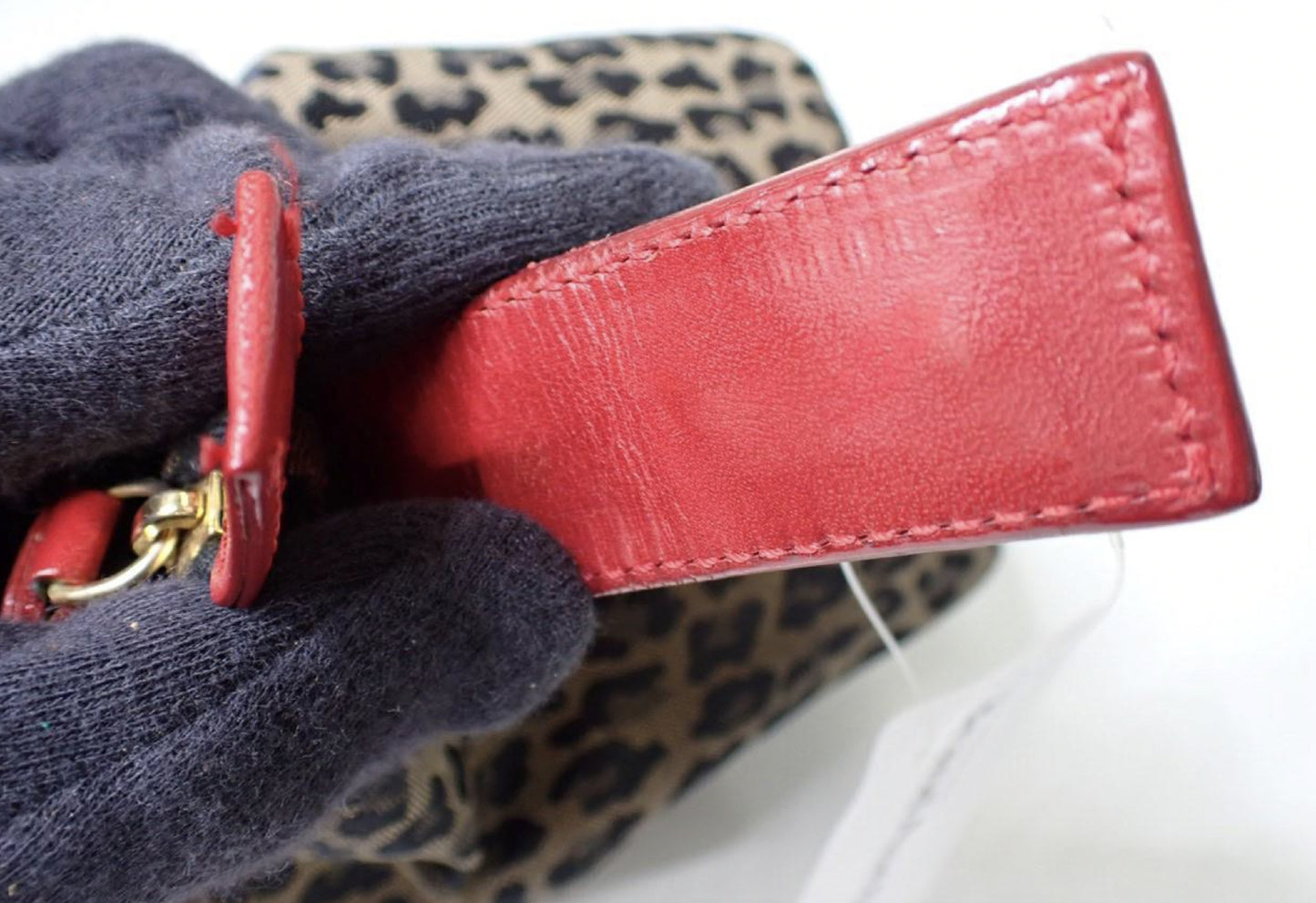 FENDI Leopard Print Pouch