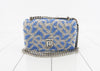 BURBERRY Sequin Blue Silver Chain Shoulder Bag