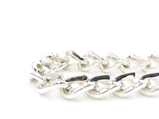 Tiffany & Co. Tiffany Four Medium Link Necklace in High Polished Sterling Silver