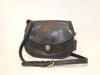 COACH Turnlock Leather Black Shoulder Bag