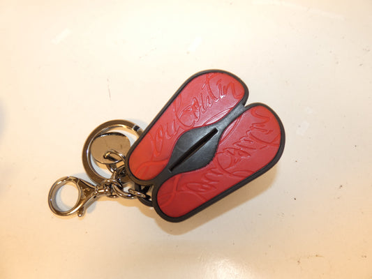 Christian Louboutin Christian Louboutin Sandal Motif Black Key Ring Key Case Key Holder