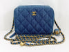 CHANEL Denim Matelasse Crushed Shoulder Bag, 15cm Wide, Approx. 31st Series, with Seal, Vintage Gold Hardware, 31853913