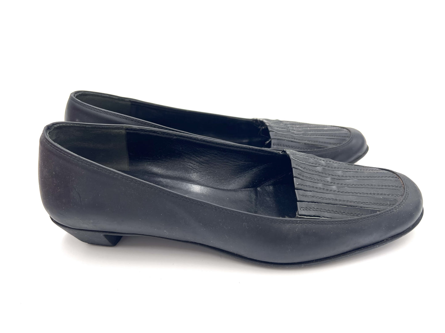 Salvatore Ferragamo Salvatore Ferragamo Leather Black Size 7 Loafers