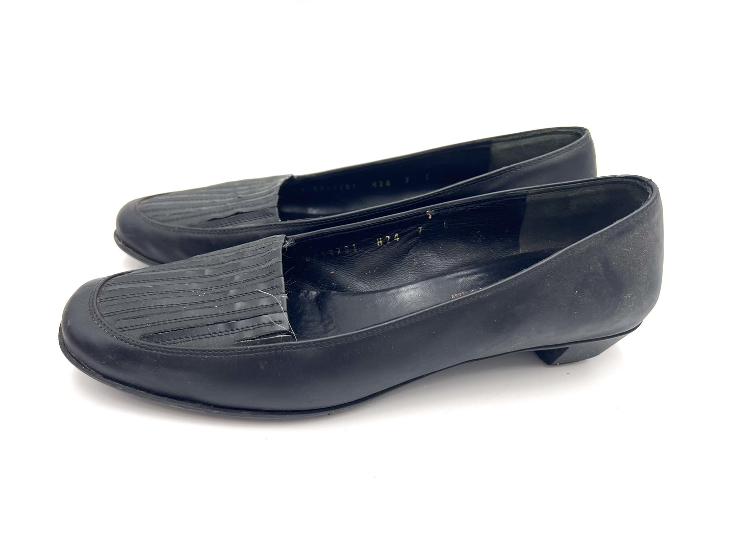 Salvatore Ferragamo Salvatore Ferragamo Leather Black Size 7 Loafers