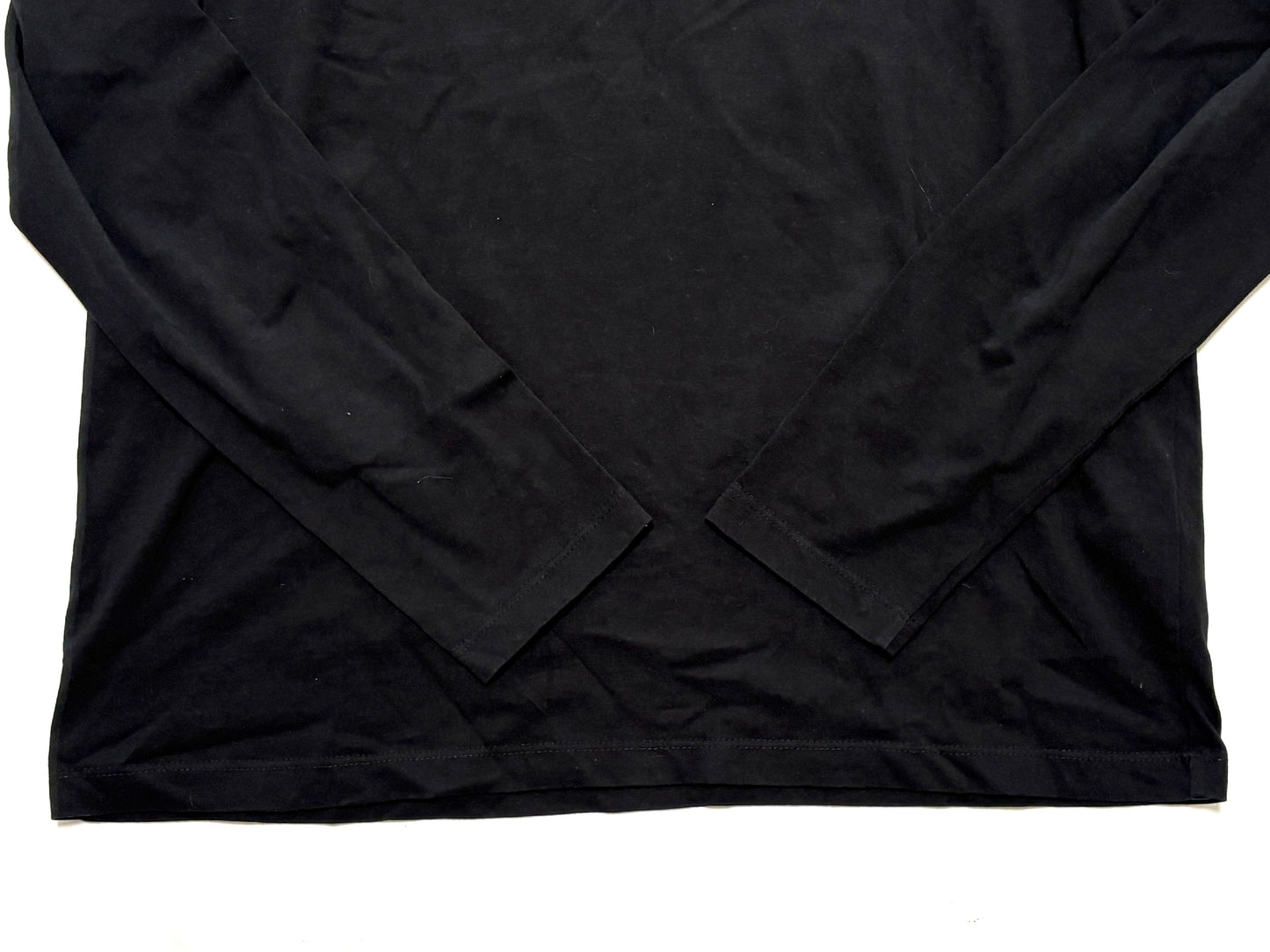 COACH CB672 Logo Long T-Shirt Black Size L T-Shirt