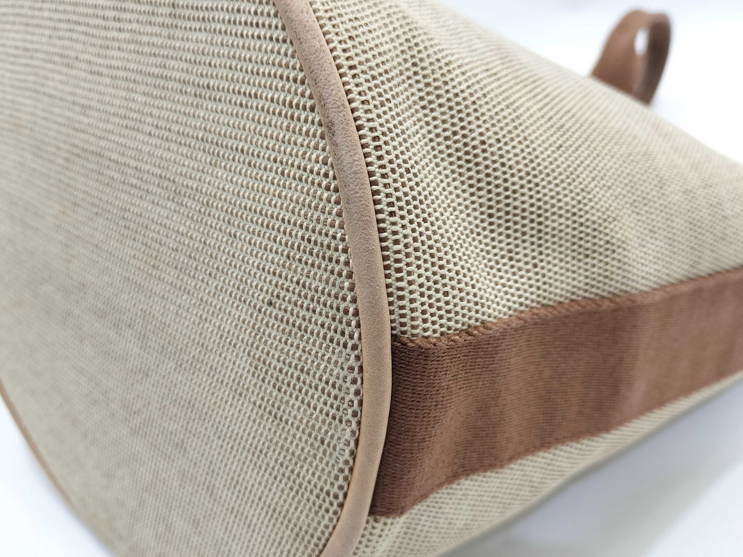 HERMES Saxo MM Handbag Toile H Handbag Handbag