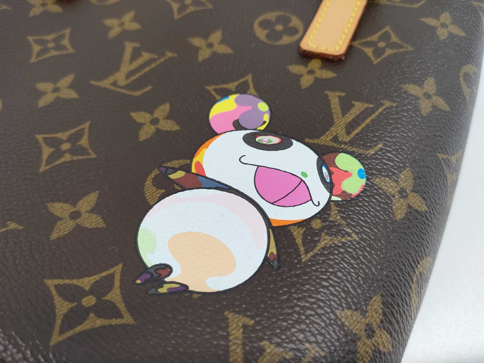 LOUIS VUITTON Takashi Murakami Vavin PM Monogram Panda M51173 Handbag