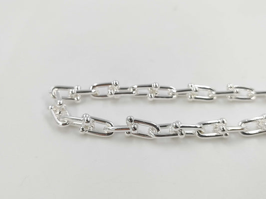 Tiffany & Co. Tiffany HardWear Small Link Necklace, Ag925, 40.8g