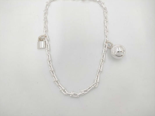 Tiffany & Co. Tiffany HardWear Small Wrap Bracelet, Large, Ag925, 45.9g Necklace